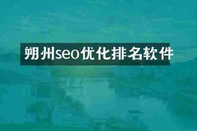 朔州seo优化排名软件