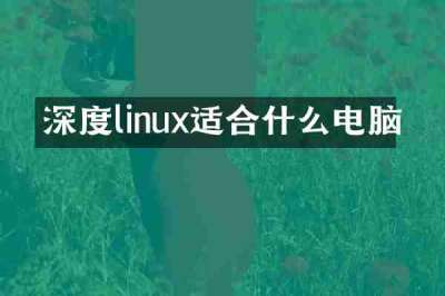 深度linux适合什么电脑