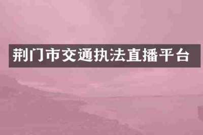 荆门市交通执法直播平台