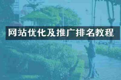网站优化及推广排名教程