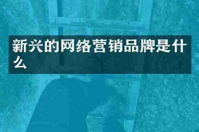新兴的网络营销品牌是什么