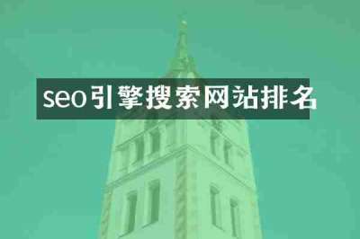 seo引擎搜索网站排名