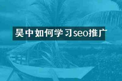 吴中如何学习seo推广