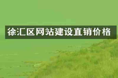 徐汇区网站建设直销价格