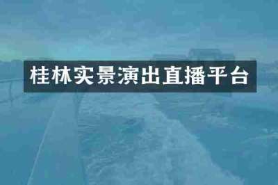桂林实景演出直播平台