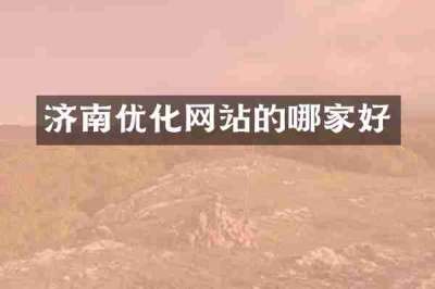济南优化网站的哪家好