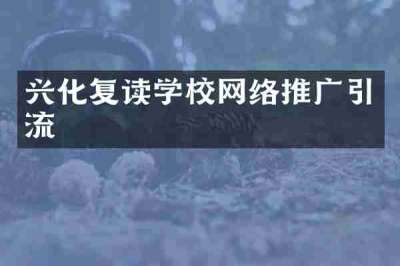兴化复读学校网络推广引流