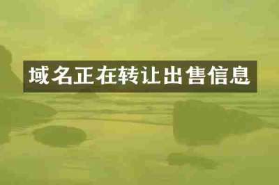 域名正在转让出售信息