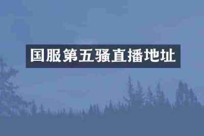 国服第五骚直播地址