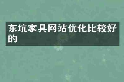 东坑家具网站优化比较好的
