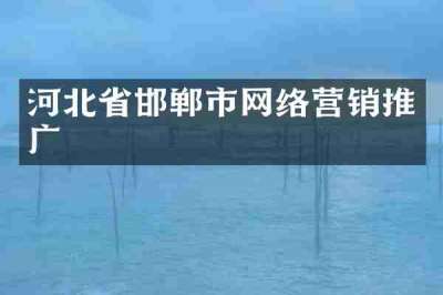 河北省邯郸市网络营销推广