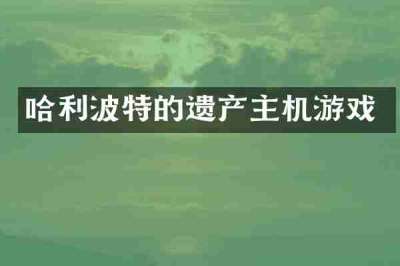 哈利波特的遗产主机游戏