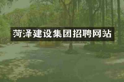 菏泽建设集团招聘网站