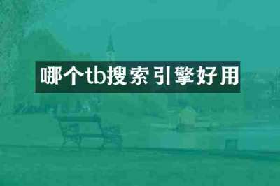 哪个tb搜索引擎好用