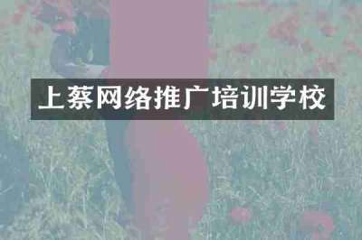 上蔡网络推广培训学校