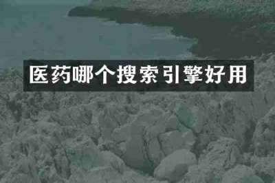 医药哪个搜索引擎好用