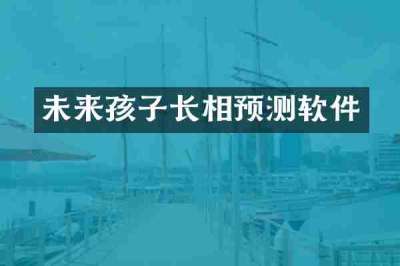未来孩子长相预测软件