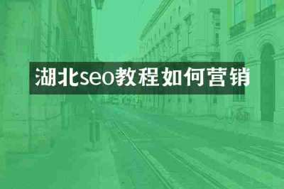 湖北seo教程如何营销