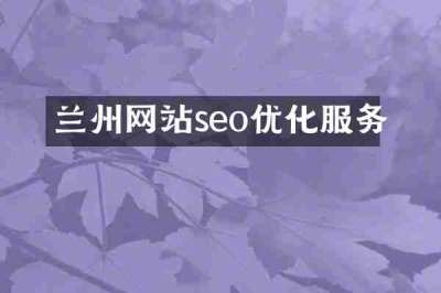 兰州网站seo优化服务