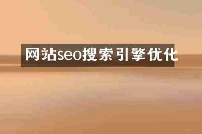 网站seo搜索引擎优化