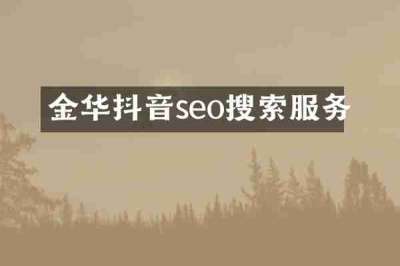 金华抖音seo搜索服务