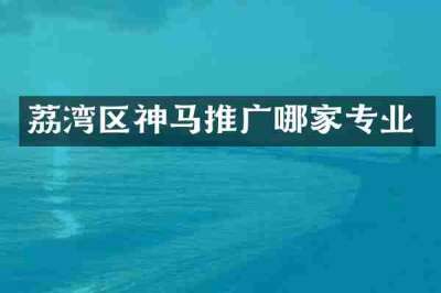 荔湾区神马推广哪家专业