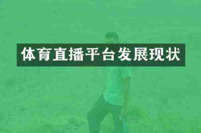 体育直播平台发展现状