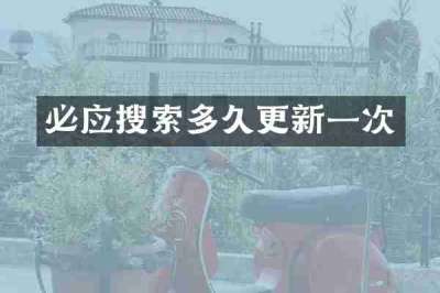 必应搜索多久更新一次
