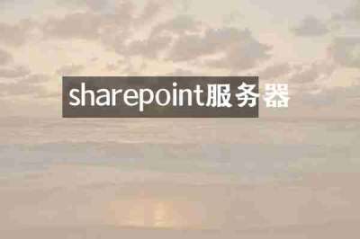 sharepoint服务器