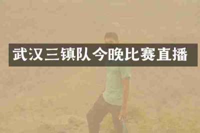 武汉三镇队今晚比赛直播