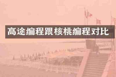 高途编程跟核桃编程对比
