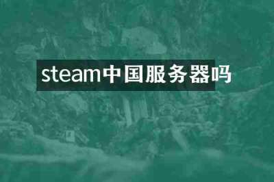 steam中国服务器吗