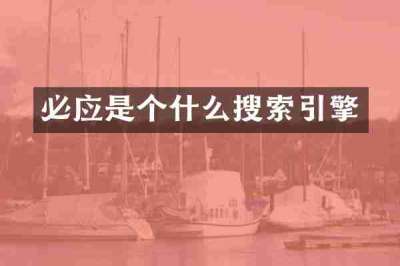 必应是个什么搜索引擎