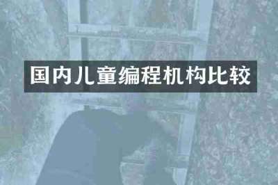 国内儿童编程机构比较