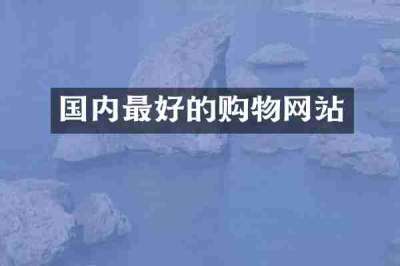 国内最好的购物网站