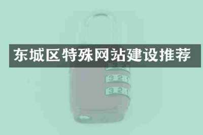 东城区特殊网站建设推荐