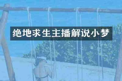 绝地求生主播解说小梦