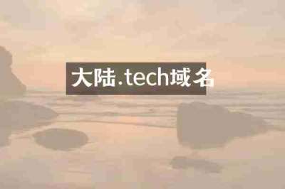 大陆.tech域名
