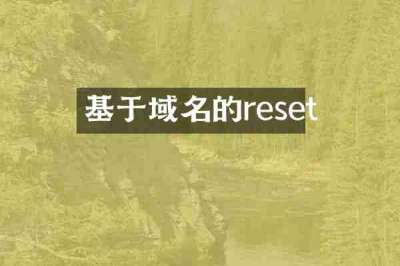 基于域名的reset