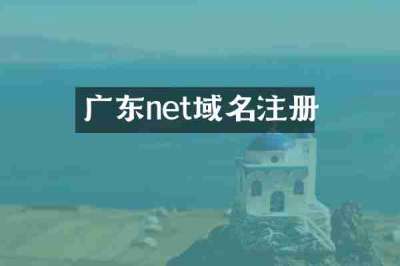 广东net域名注册