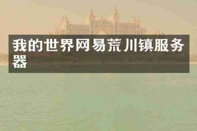 我的世界网易荒川镇服务器