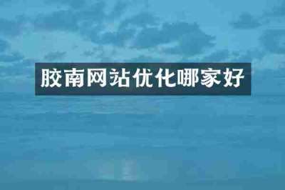 胶南网站优化哪家好