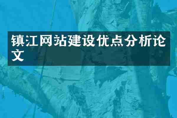 镇江网站建设优点分析论文