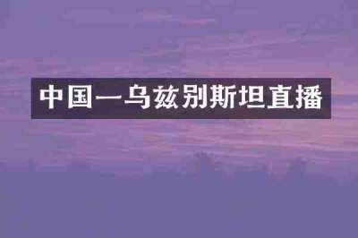 中国一乌兹别斯坦直播