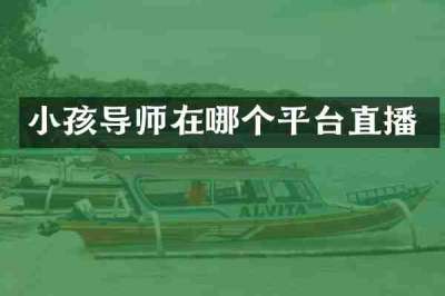 小孩导师在哪个平台直播