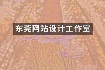 东莞网站设计工作室