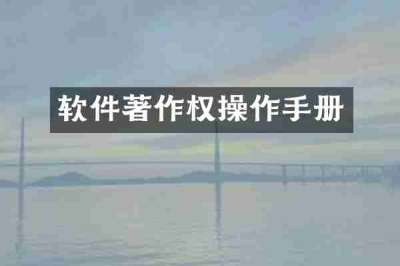 软件著作权操作手册