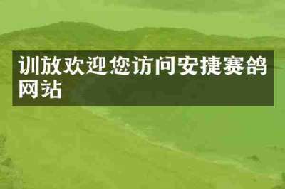 训放欢迎您访问安捷赛鸽网站