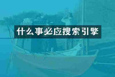 什么事必应搜索引擎