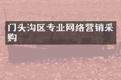 门头沟区专业网络营销采购